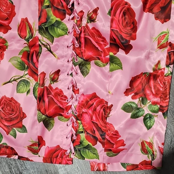 NWT Sugar Thrillz Midi Dress - Pink - Picture 4 of 7